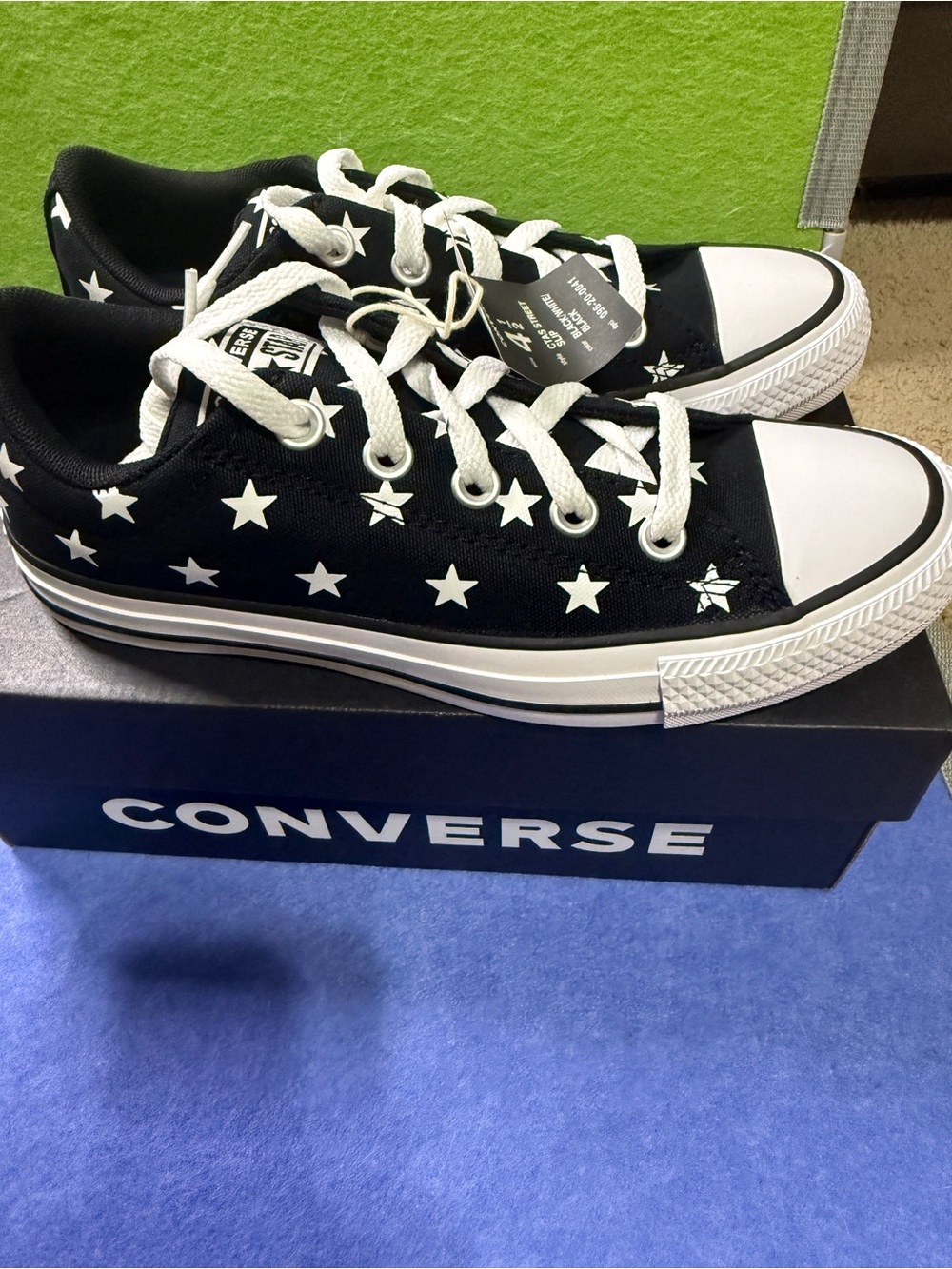 Converse Black & White Star Low Top Sneakers